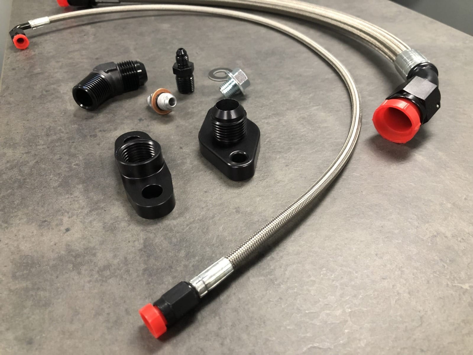 Fuel line AN fittings for Custom Performance Fuel Systems
