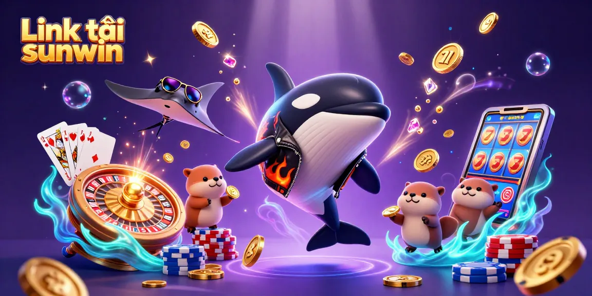 Engage with excitement through Link tải sunwin featuring whimsical characters and vibrant casino elements.