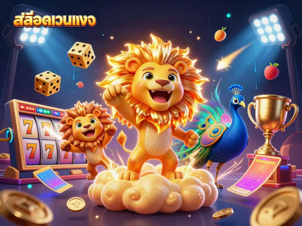 Experience thrilling สล็อตเว็บตรง with vibrant 3D characters and dynamic gaming elements.