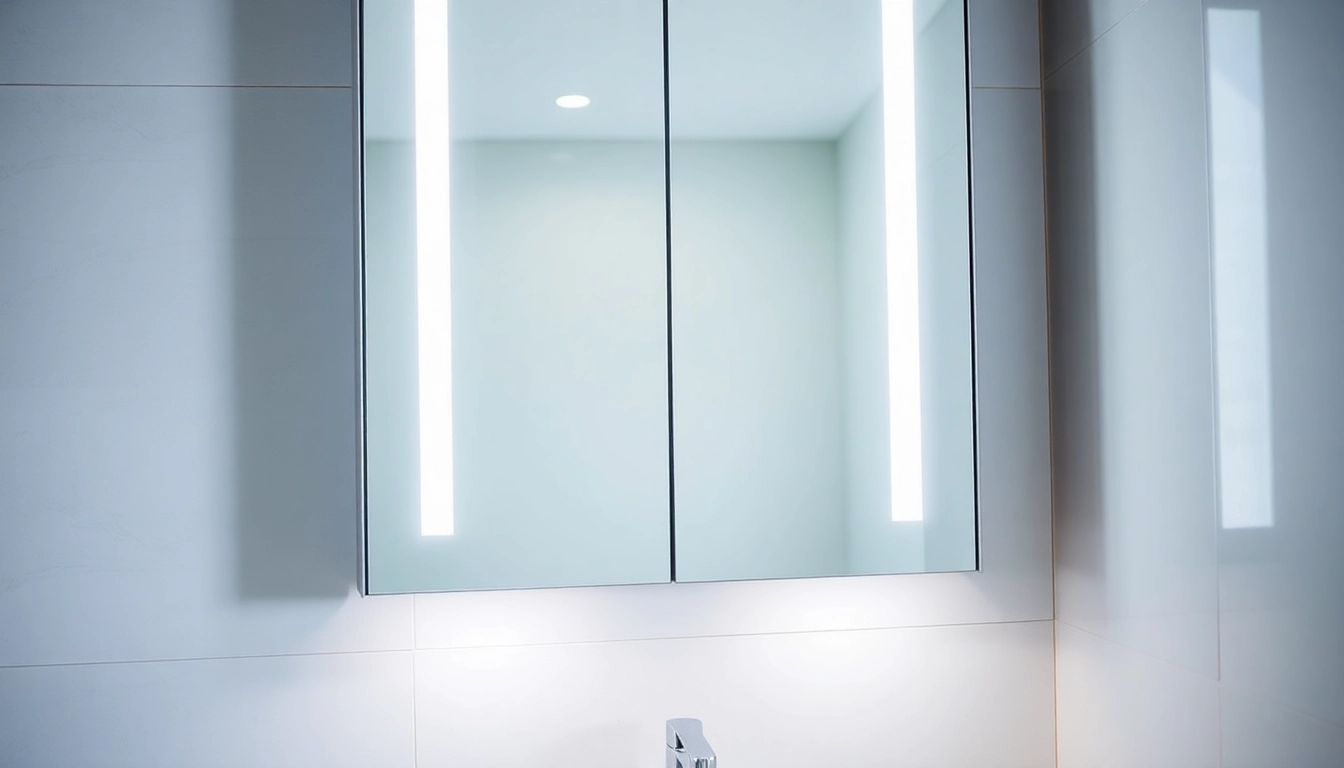 Optimale badezimmer spiegelschränke beleuchtung mit eleganter Lichtgestaltung und modernem Design.