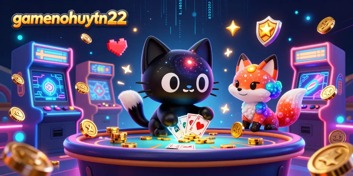 Experience thrilling Pai Gow action with gamenohuuytin22 in a vibrant, cosmic casino illustration.