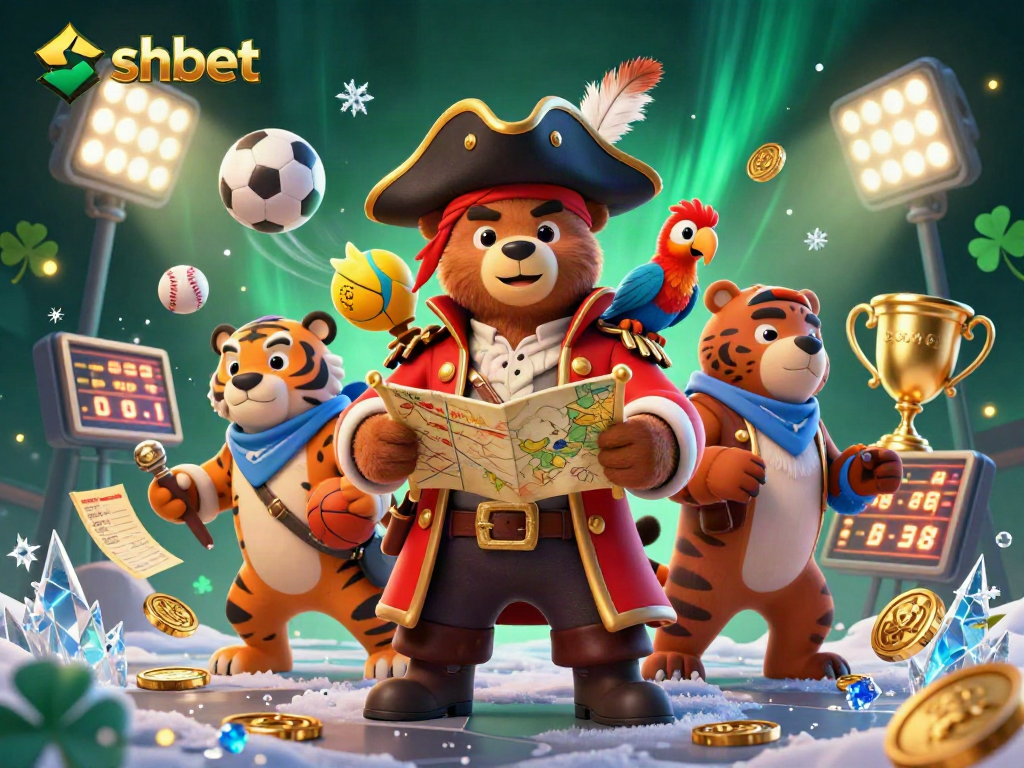 Join the action with shbet’s thrilling sports betting adventure featuring vibrant characters and dynamic elements.