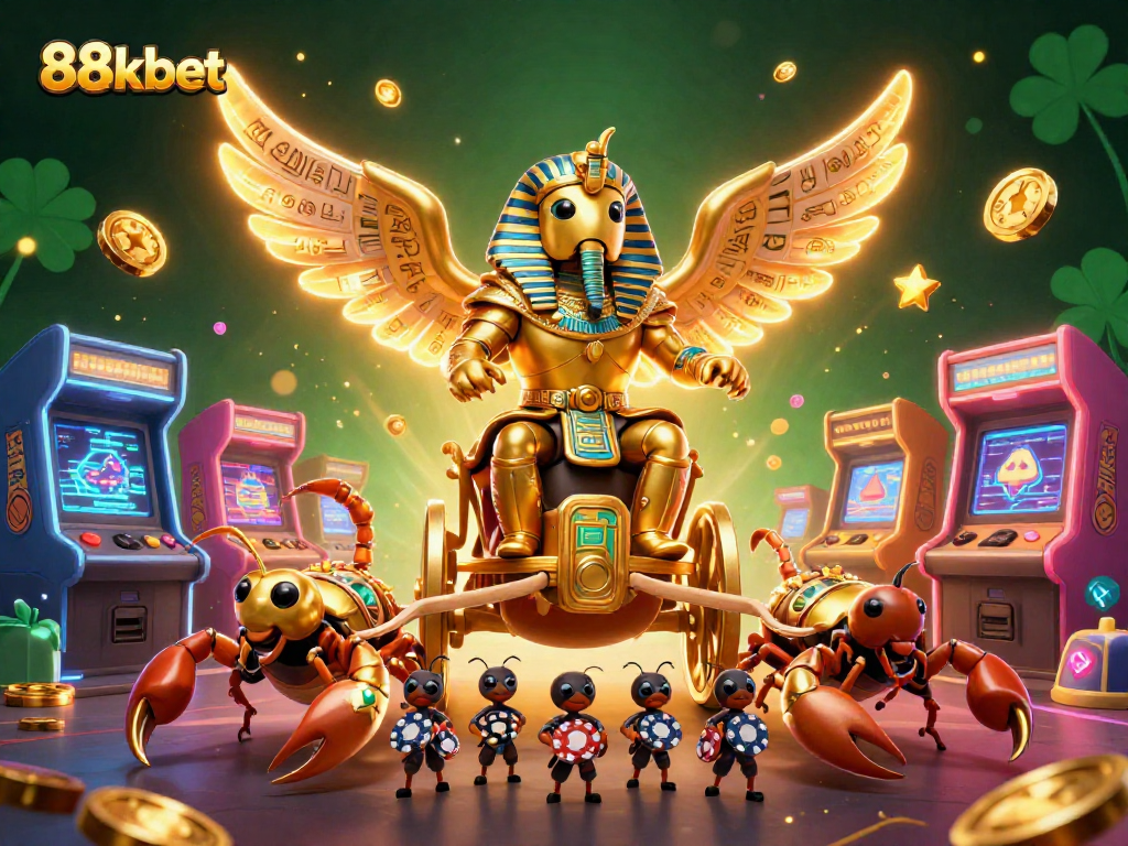 Experience thrilling gameplay and jackpots with 88kbet's dynamic casino scene featuring vibrant characters.