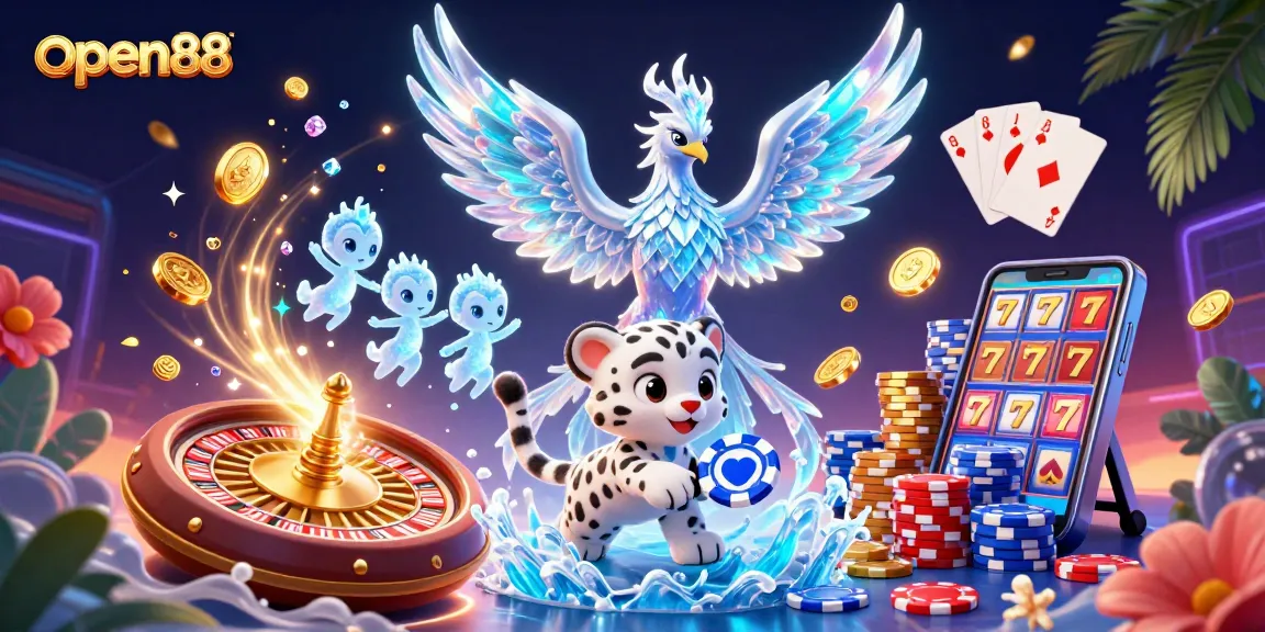 Experience thrilling action with open88’s vibrant 3D casino world full of games and adventures.