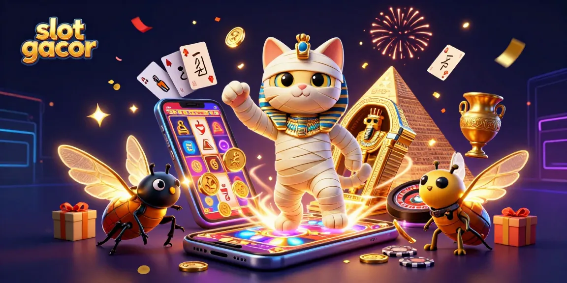 Experience thrilling wins with slot gacor illustrations featuring powerful characters and exciting game elements.