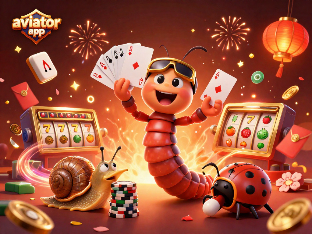Experience the thrill with the aviator app, featuring a vibrant casino scene of excitement and fun.