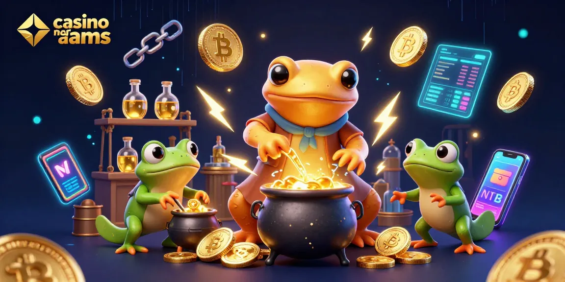 Giocatori di casino non AAMS trasmutano metalli in monete d'oro con creature magiche, mostrando vincite brillanti.