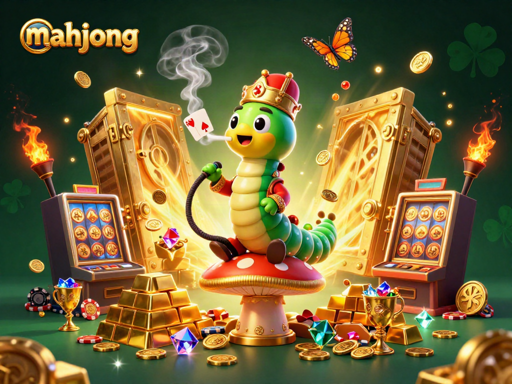 Engage in epic mahjong battles surrounded by dazzling treasures and golden riches