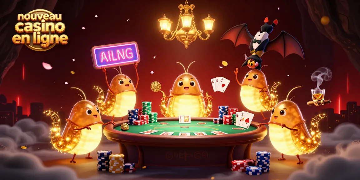 Plongez dans un nouveau casino en ligne avec des jeux éclairés par des vers luisants.