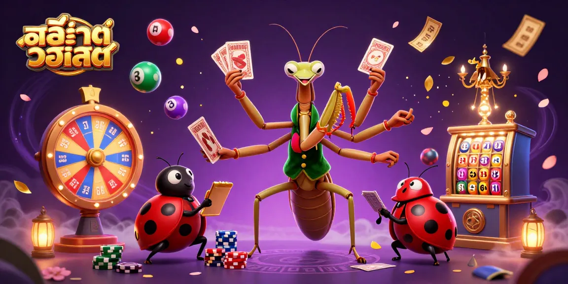 Experience the thrill of สล็อตวอเลท with a vibrant 3D illustration of a casino scene.