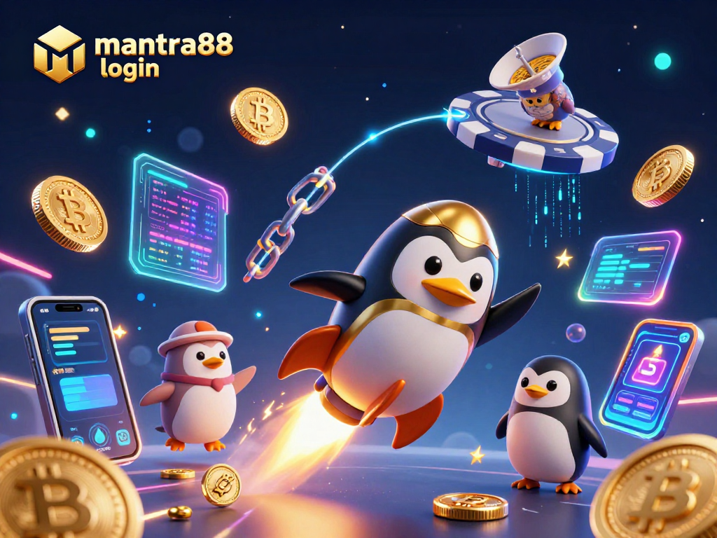 Spin with mantra88 login at the cosmic casino oasis filled with vibrant cryptocurrency excitement!