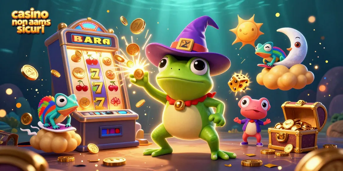 Crea l'esperienza di gioco nei casino non AAMS sicuri con un bonus generoso e simboli scintillanti.