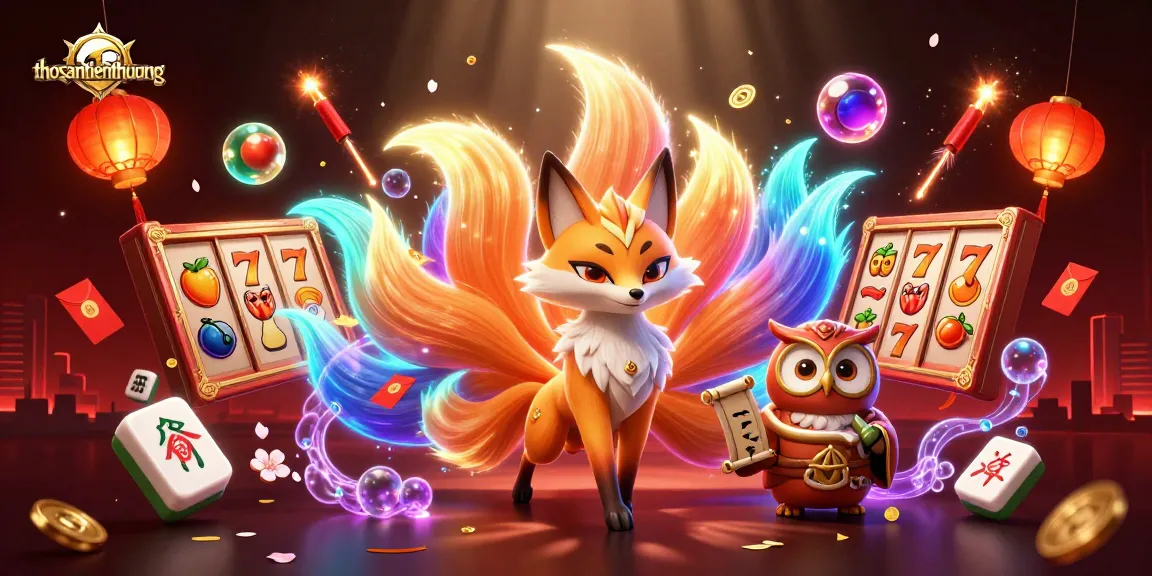 Spin and win in thosantienthuong with colorful characters and exciting slot game action.