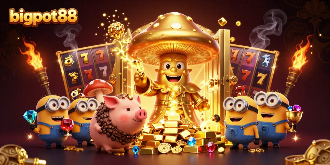 Engage in bigpot88's vibrant gaming world with enchanting wizardry and treasures.