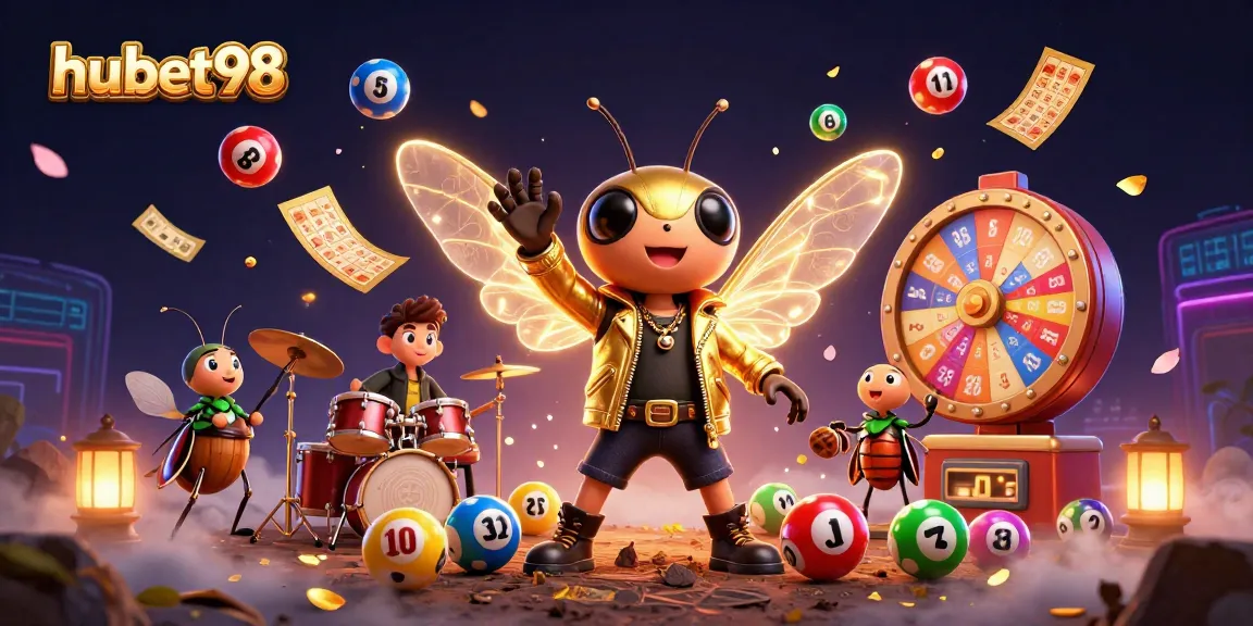 Engage in thrilling lottery games and jackpots at hubet98 with vibrant elements and dynamic scenes.