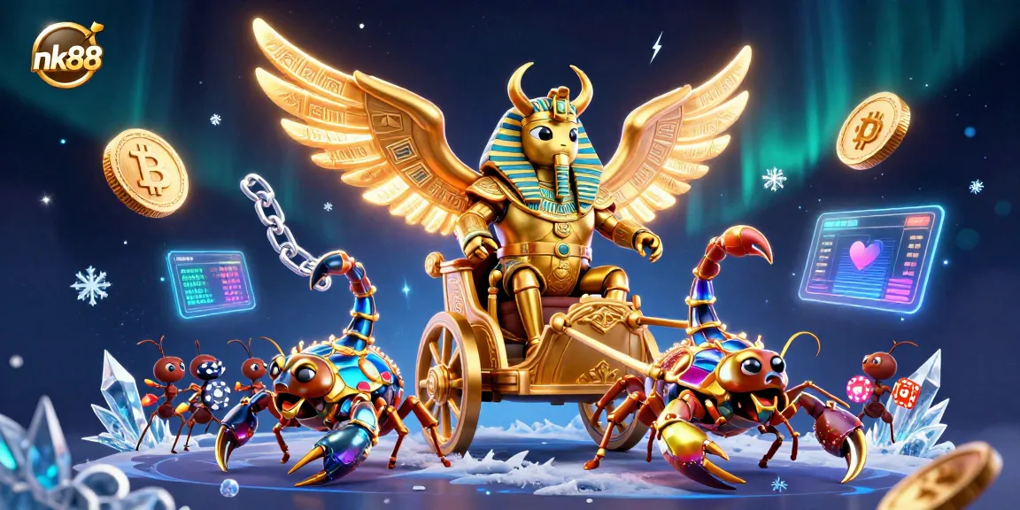 Engage with nk88's vibrant gaming experience through a magical 3D casino atmosphere.
