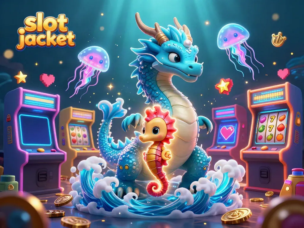 Menggandakan keseruan dengan slot jackpot besar di dunia permainan, dikelilingi naga air dan pahlawan kuda laut yang berani.