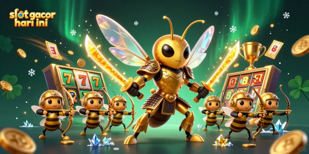 Engage in the excitement of slot gacor hari ini with dynamic characters and vibrant gambling elements.