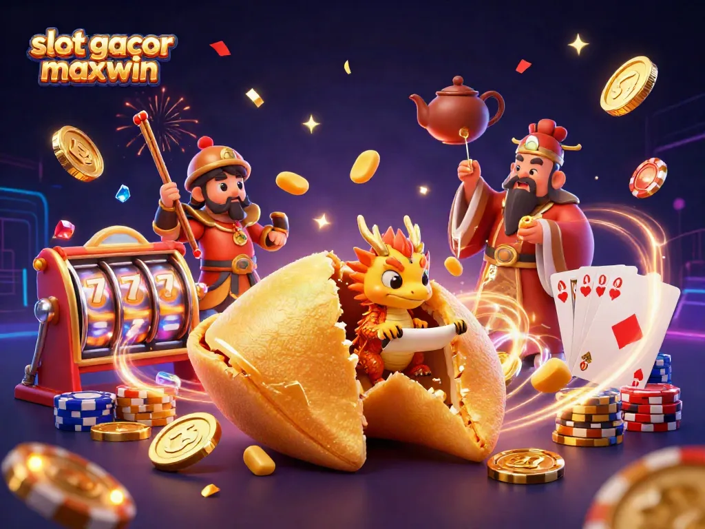 Memenangkan jackpot dengan slot gacor maxwin di kasino penuh warna dan detail menarik.
