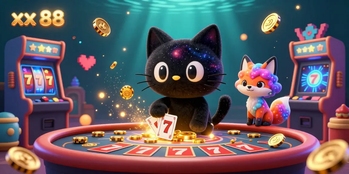 Engage with the action at xx 88's cosmic casino featuring colorful games and playful characters.