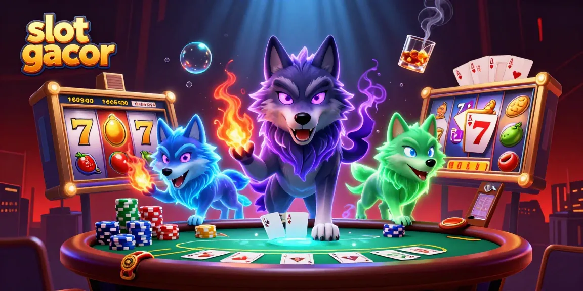 Catch the excitement of slot gacor with amazing jackpot symbols and vibrant wolves!