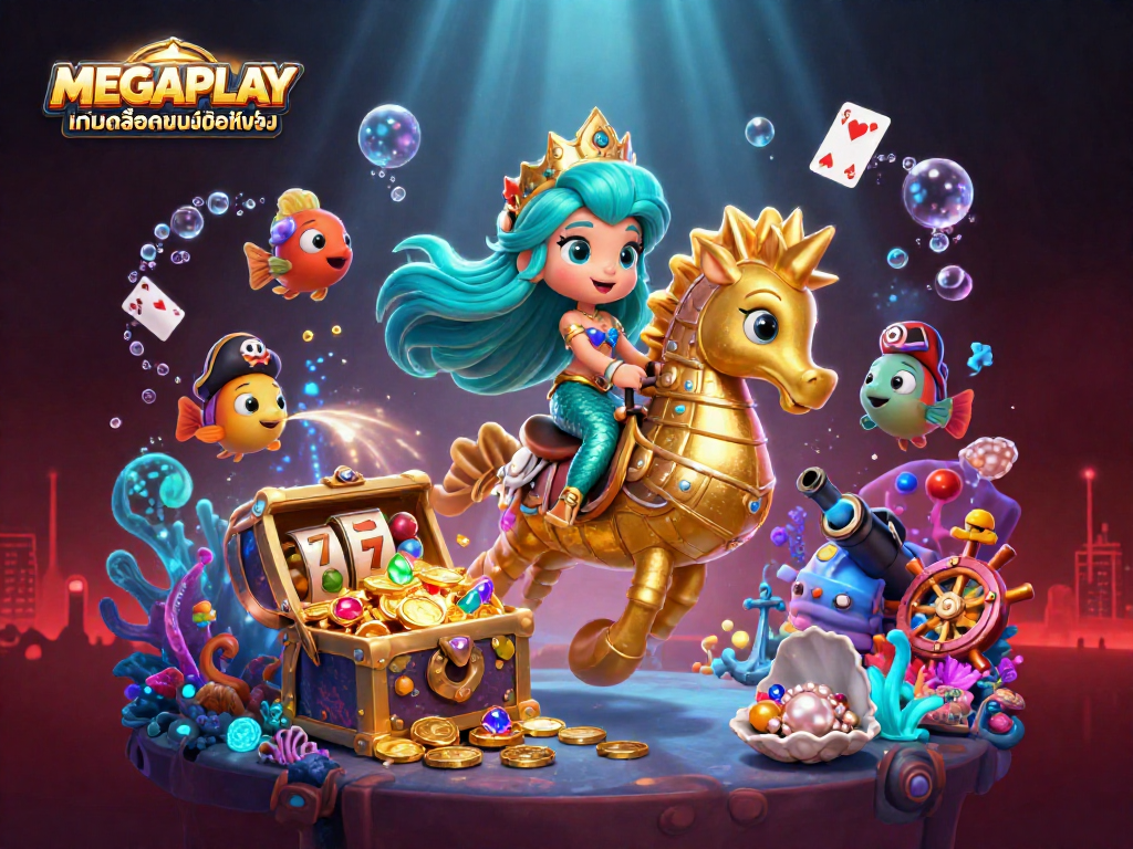 MEGAPLAY เกมสล็อตบนมือถือ เล่นเกมยิงปลา สนุกเพลิดเพลิน มีโบนัสและสิทธิพิเศษมากมาย