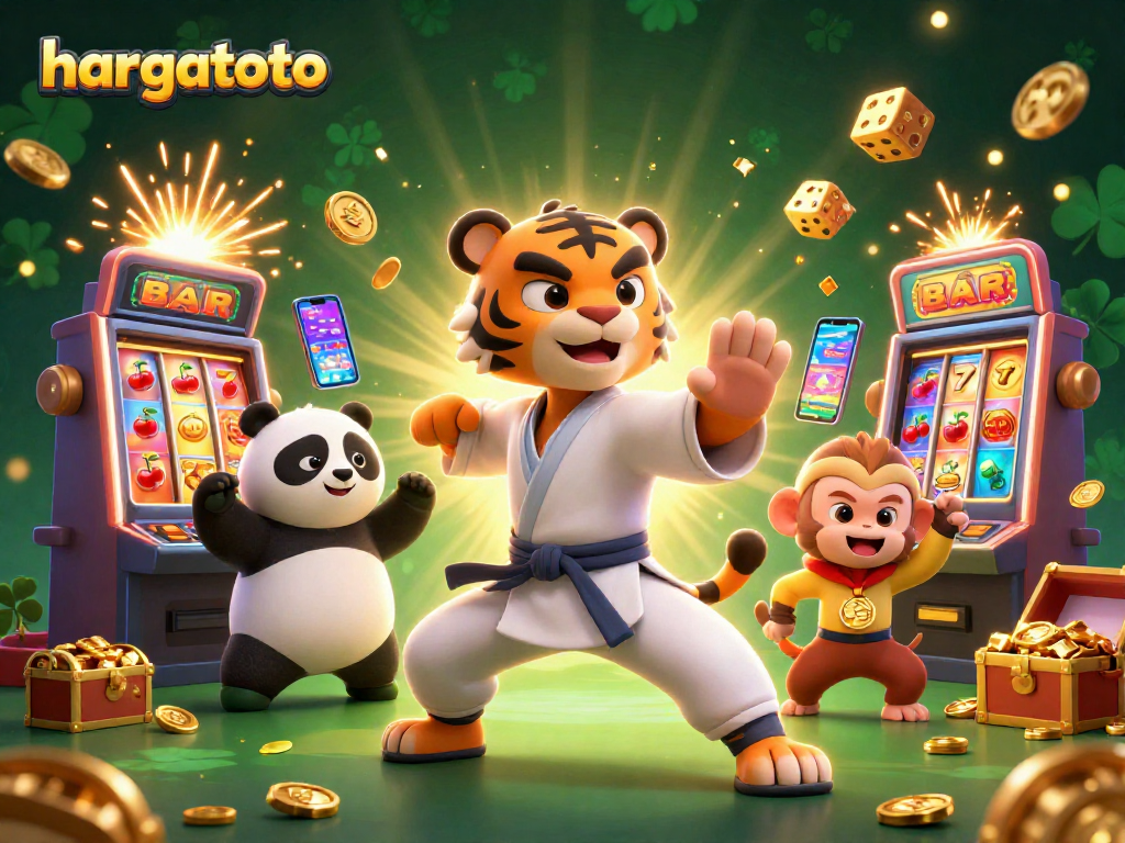 Experience thrilling wins at HARGATOTO with exciting slots and dynamic gaming scenes!