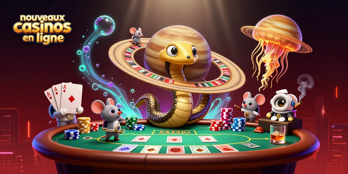 Plongez dans l'univers des nouveaux casinos en ligne où la roulette rencontre la mise, avec des personnages dynamiques et des éléments fascinants.