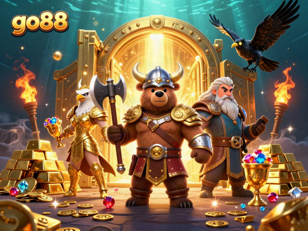 Engage in thrilling go88 casino adventures with vibrant 3D Viking and prizes!