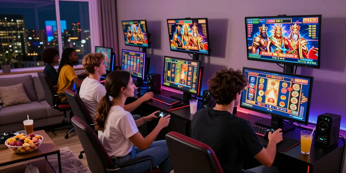 Exciting online gaming moment with players enjoying slot zeus and vibrant graphics.