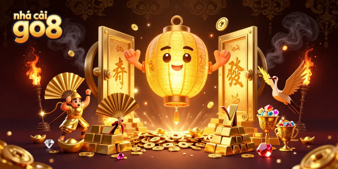 Experience spirited luck with the giant lantern at nhà cái go8's enhanced gaming scene.