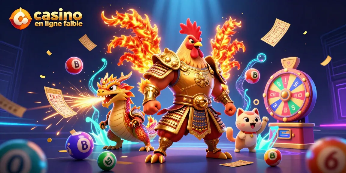 Apprenez à jouer dans un casino en ligne fiable avec des personnages colorés et des éléments de jeu dynamiques.